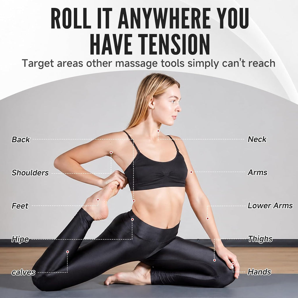 Areas you can roll with the massage balls